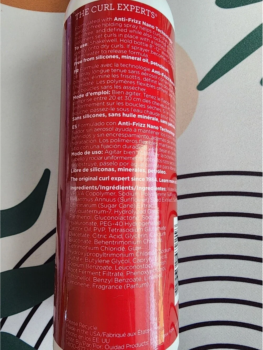 Ouidad Advanced Climate Control Anti-Frizz Flexible Holding Spray 8.5 Oz